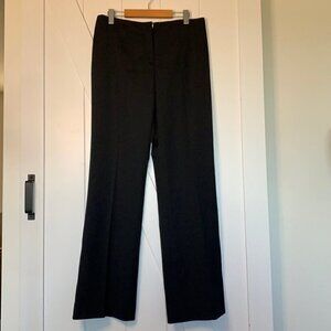 PER Se wool blend black career work pants sz 8